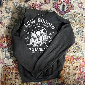Dark gray Low Squats High Standards Hoodie